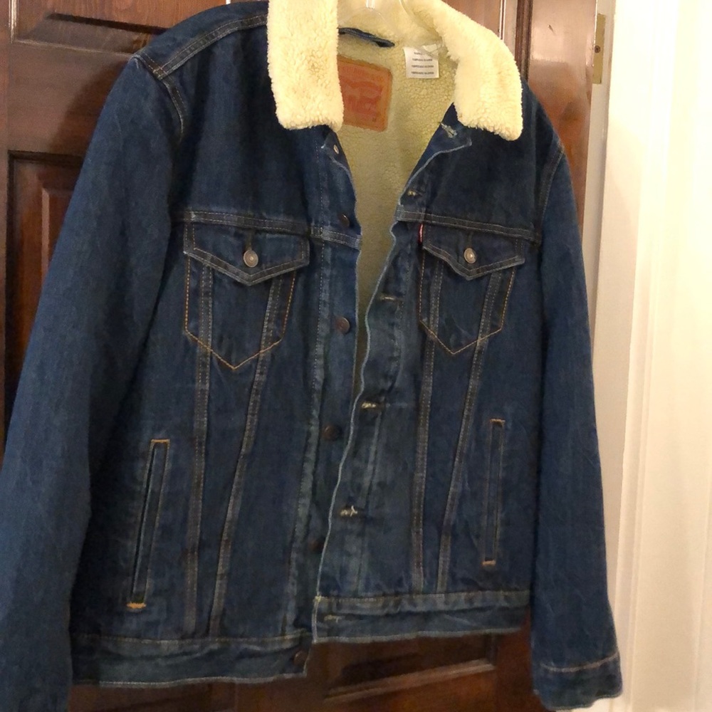 Levi’s denim Sherpa jacket